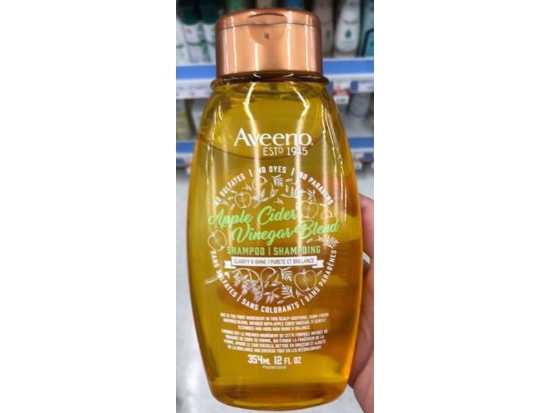 Aveeno Shampoo, Apple Cider Vinegar Blend, 12 fl oz/354 mL