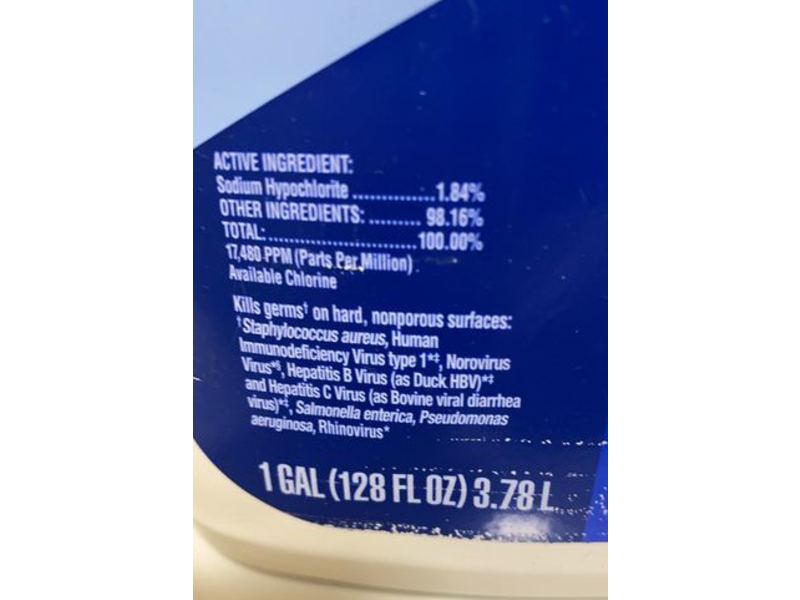 Clorox Clean-Up Disinfectant Cleaner With Bleach, 128 fl oz/3.78 L