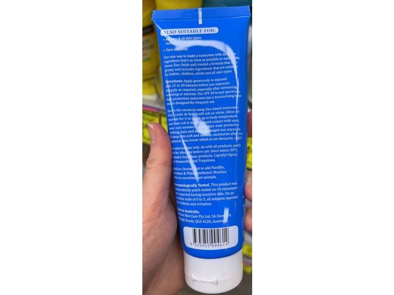 MooGoo Baby & Child Clear Zinc Sunscreen, SPF 40, 120 g