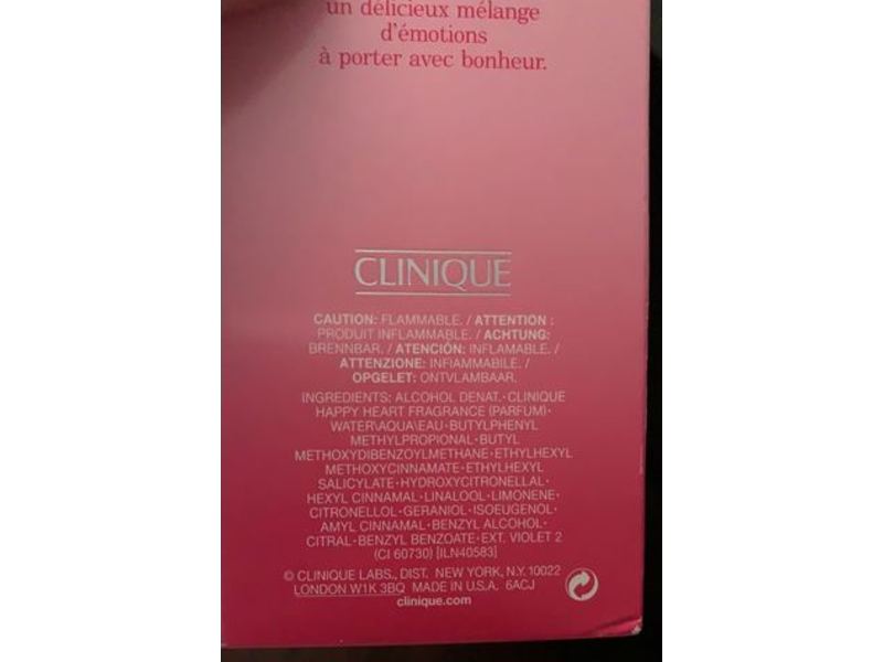 Clinique Happy Heart Perfume Spray, 3.4 fl oz/100 mL