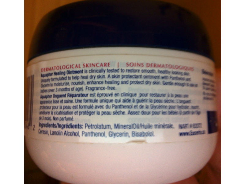 Eucerin Aquaphor Healing Ointment, 3.5 oz/99 g