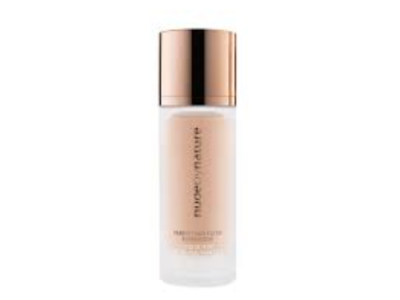 Nude By Nature Perfect Skin Filter Foundation, W9 Golden Amber, 1 fl oz/30 mL
