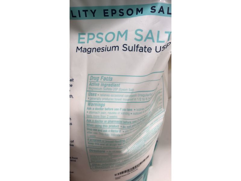 San Francisco Salt Co. Epsoak Everyday Epsom Salt, 10 lb/4.53 kg