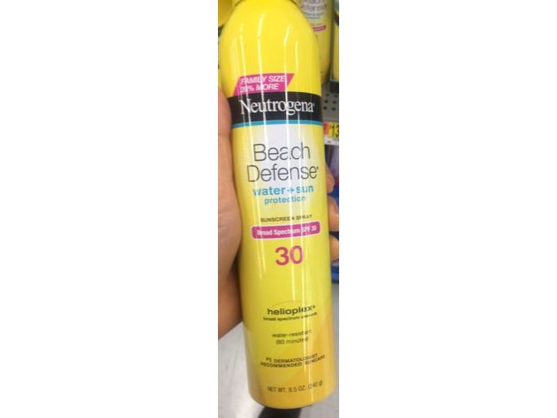 Neutrogena Beach Defense Sunscreen Spray, SPF 30, 8.5 oz (240 g)