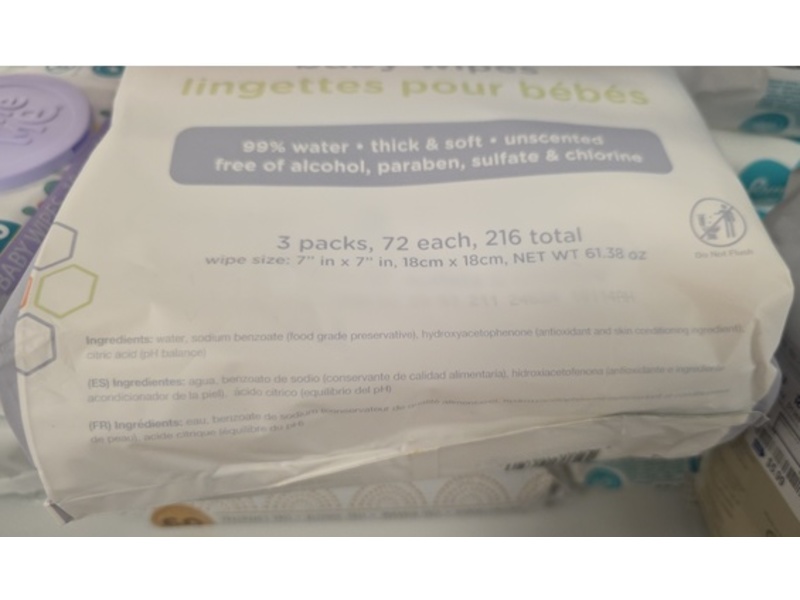 Bizzu Baby Wipes, 72 Count, Pack Of 3