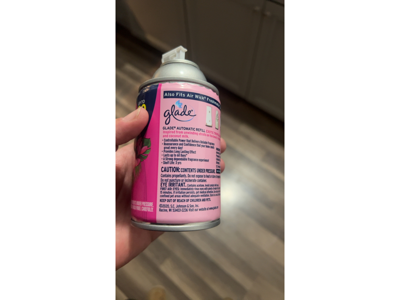 SC Johnson Glade Automatic Air Freshener - Exotic Tropical Blossoms - 6.2 oz - Pack of 4