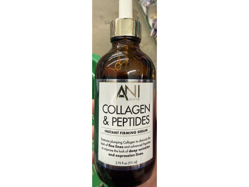 Ani Gold Collagen & Peptides Instant Firming Serum, 3.75 fl oz/111 mL