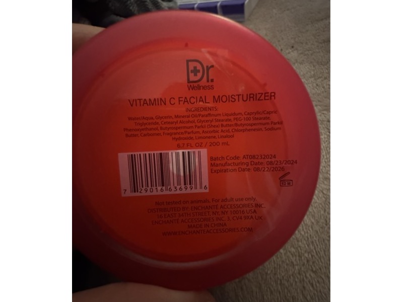 Dr.Wellness Vitamin C Facial Moisturizier, 6.7 fl oz/200 mL