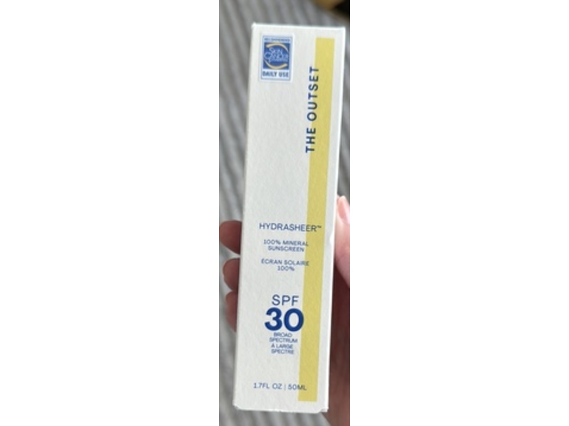 The Outset Hydrasheer Sunscreen, SPF 30, 1.7 fl oz/50 mL