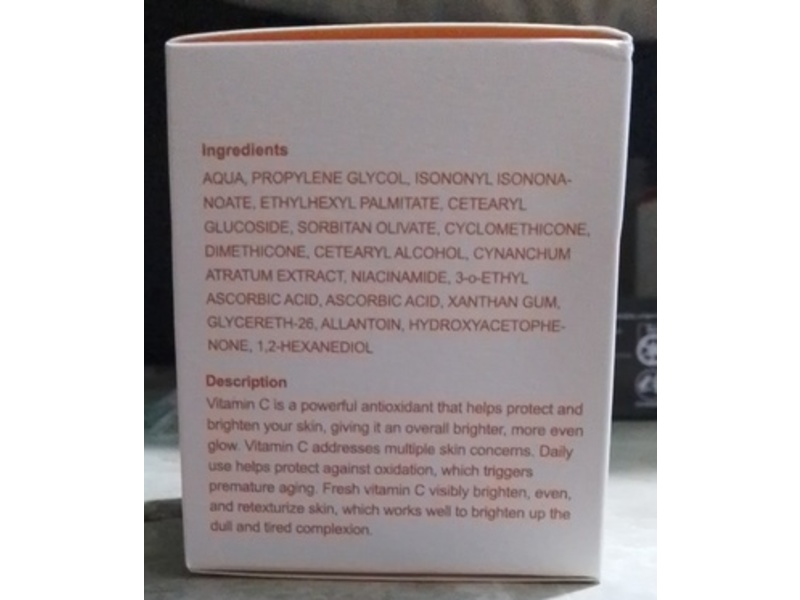 JellyPrim Vitamin C Brightening Face Cream, 1.59 oz/45 g