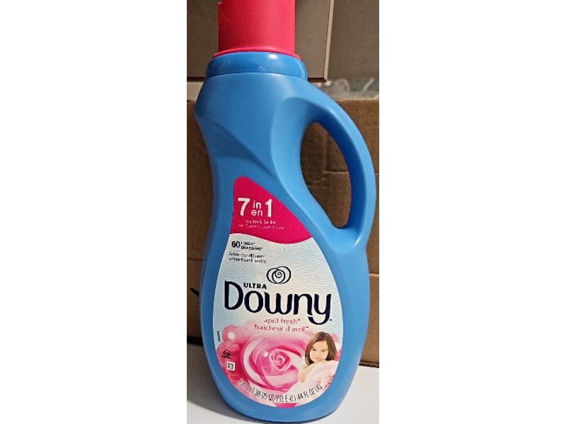 Downy Ultra Laundry Liquid Fabric Softener, April Fresh, 60 Loads, 44 fl oz/1.31 L,