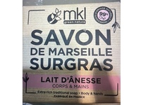 MKL Green Nature Marseille Soap, Donkey Milk, 3.5 oz/100 g - Image 3