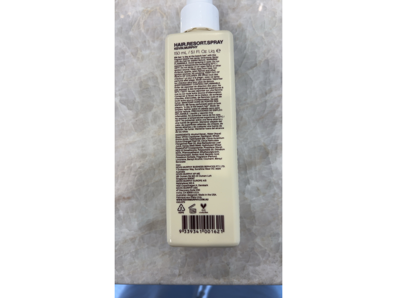 Kevin Murphy Hair Resort Spray, Beach Look, 5.1 Fluid Ounce