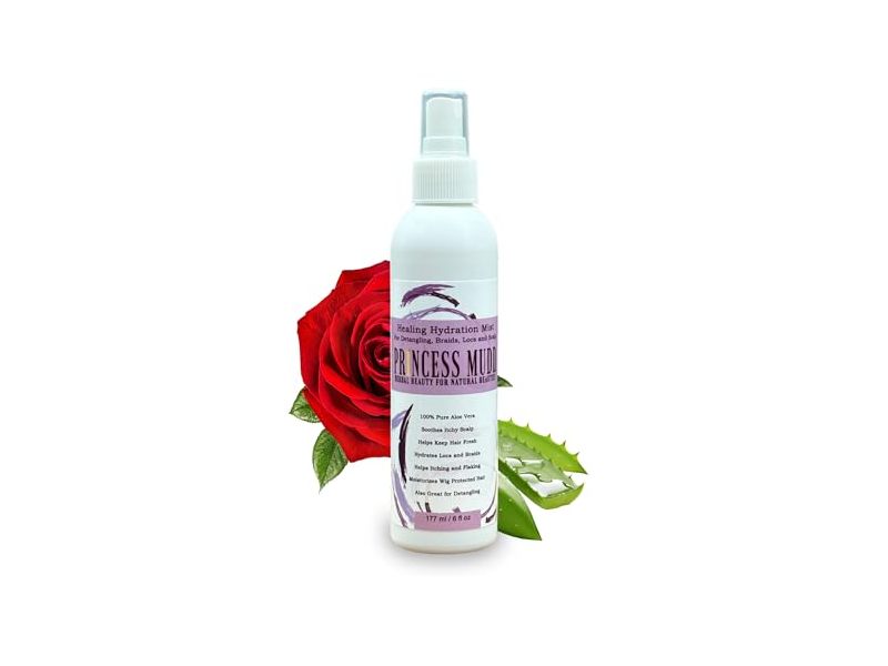 Princess Mudd Healing Hydration Mist, Aloe Vera, 6 fl oz/177 mL