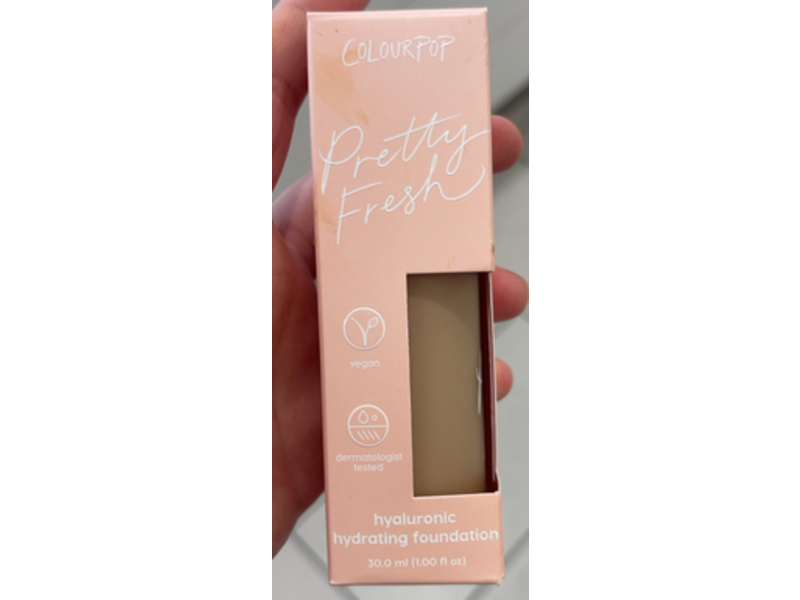 Colourpop Pretty Fresh Hyaluronic Hydrating Foundation, Medium 80W, 1.00 fl oz/30.0 mL