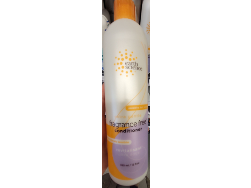 Earth Science Conditioner, Fragrance free, 12 fl oz/355 mL