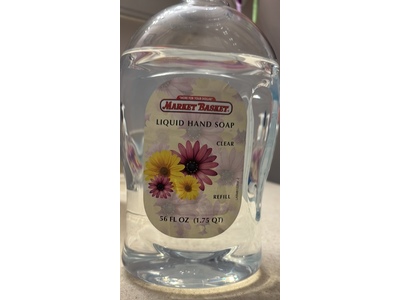 Market Basket Liquid Hand Soap Refill, Clear, 56 fl oz
