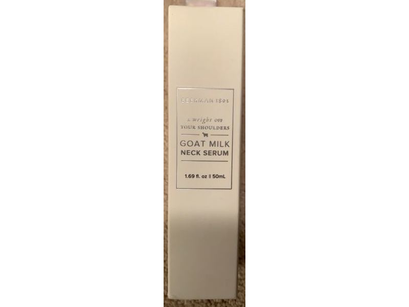 Beekman 1802 a Weight Off Your Shoulders Goat Milk Neck Serum, 1.69 fl oz/50 mL