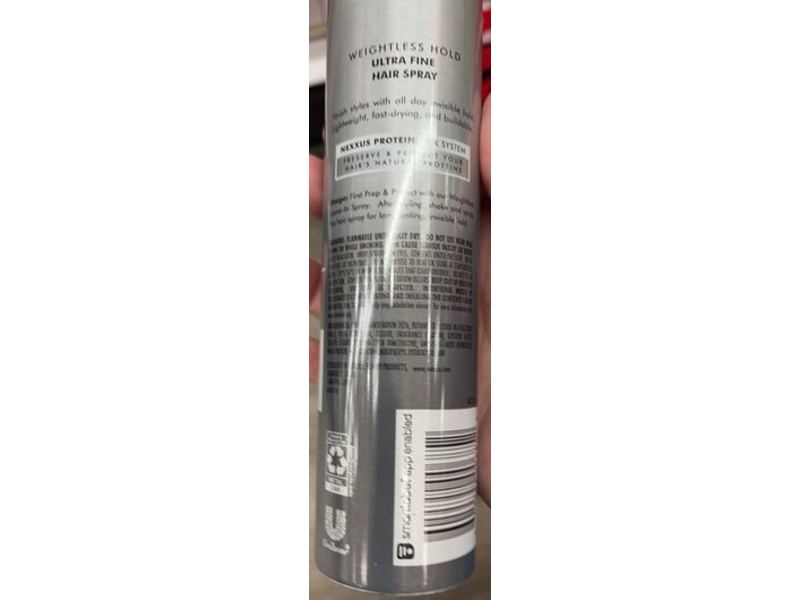 Nexxus Weightless Hold Ultra Fine Hair Spray, 5 oz/141 g