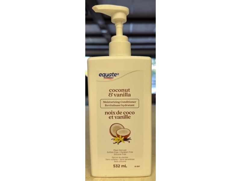 Equate Moisturizing Conditioner, Coconut & Vanilla, 532 mL
