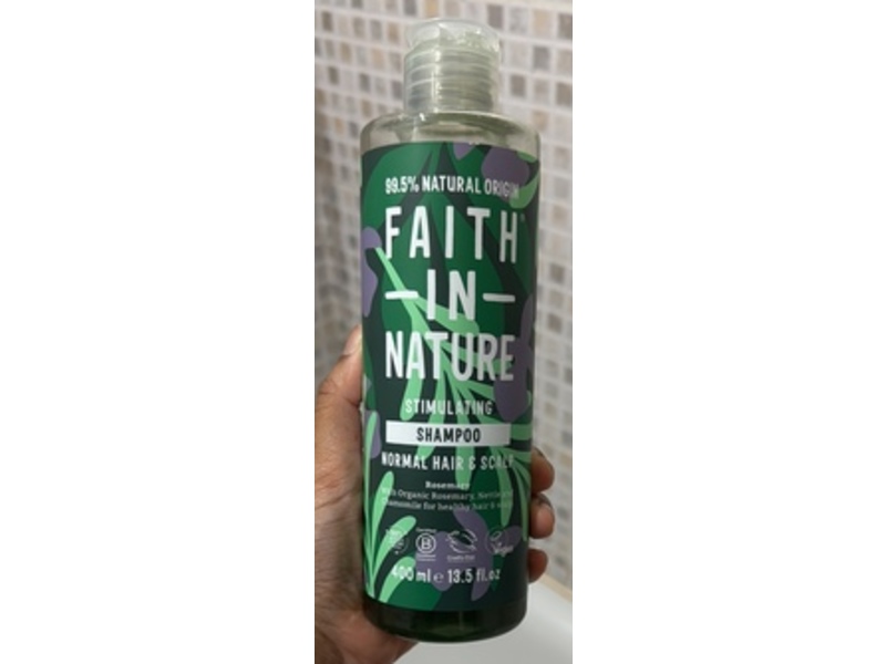 Faith In Natural Stimulating Shampoo, Rosemary, 13.5 fl oz/400 mL