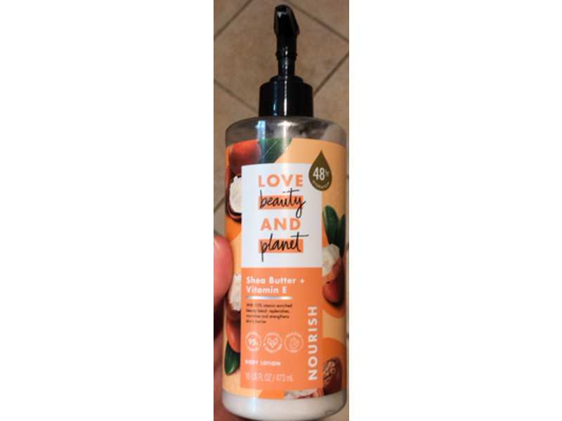 Love Beauty & Planet Body Lotion, Shea Butter, 16 fl oz/473 mL