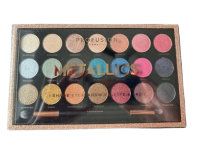 Profusion Cosmetics Metallic Eyeshadow Palette, 0.92 fl oz/26 g