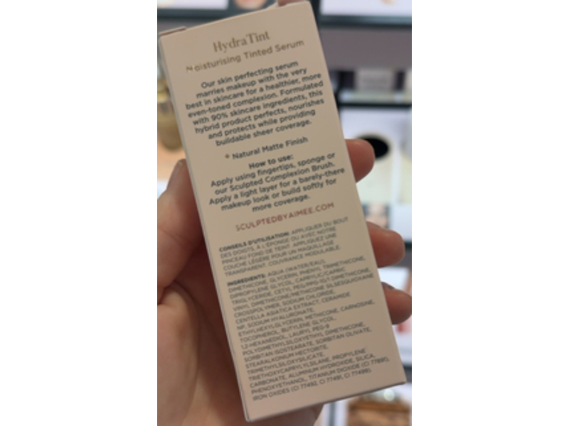 Sculpted Hydra Tint Moisturizing Tinted Serum, SPF 20, Pale With A Neutral Rosy Undertone, 1.05 fl oz/30 mL