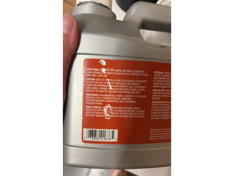 Gojo Cherry Gel Hand Cleaner, Cherry, 64 fl oz/1892 mL, Pack Of 4