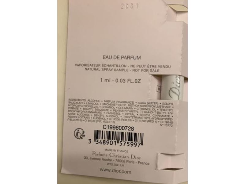 DIOR Miss Dior Eau De Parfum, 0.03 oz/1 mL