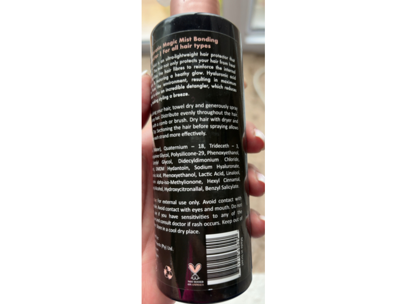Mycro Keratin Magic Mist Hair Spray, Bonding Protector, 6.7 fl oz/200 mL