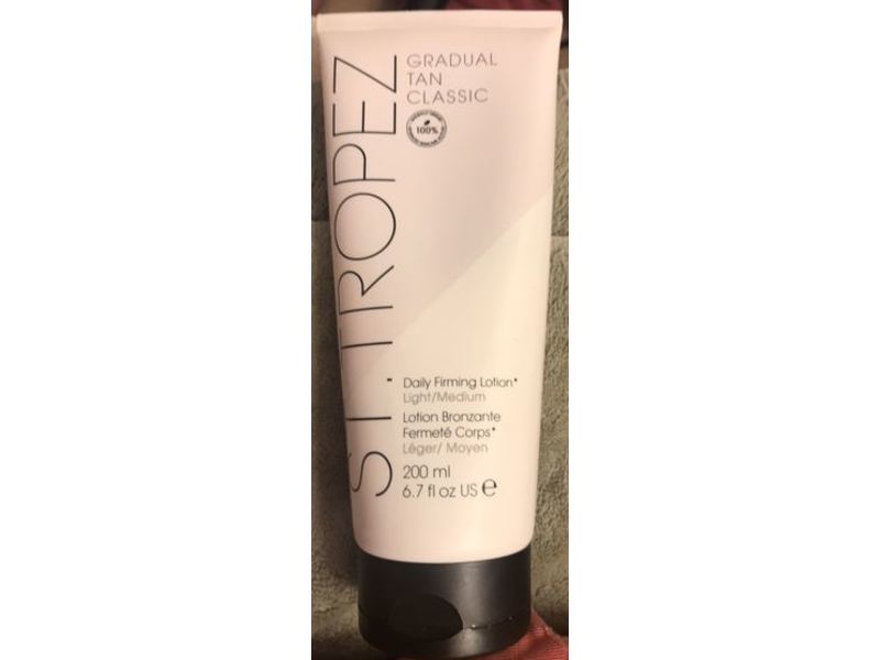 St. Tropez Gradual Tan Classic Daily Firming Lotion, Light/Medium, 6.7 fl oz/200 mL