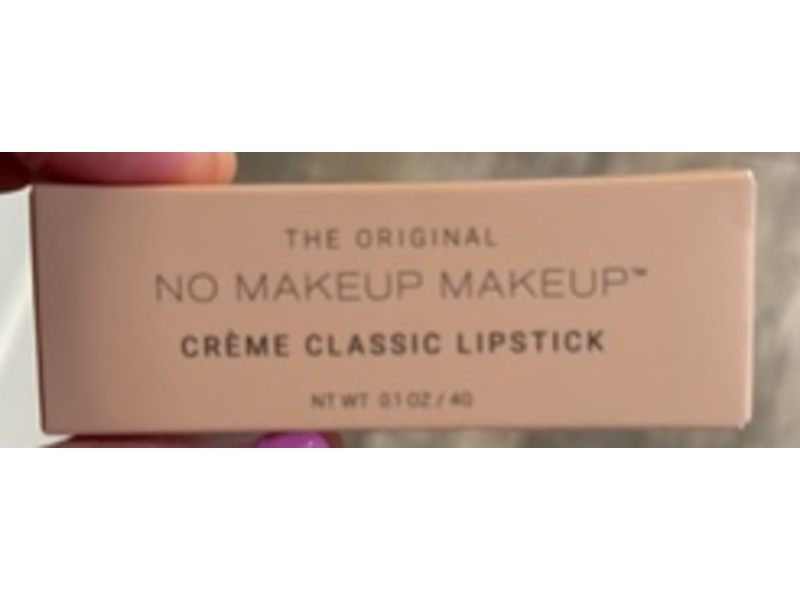 No Makeup Makeup The Original Creme Classic Lipstick, Rose 1, 0.1 oz/4 g