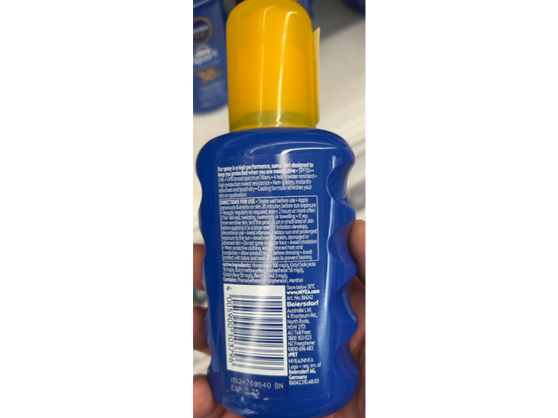 Nivea Sun Ultra Sport Cooling Sunscreen Spray, SPF 50 +, 200 mL