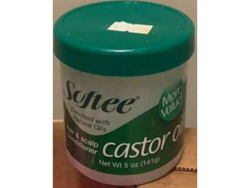 Softee Castor Oil Hair & Scalp Conditioner, 5 oz/141 g
