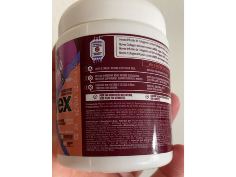 Novex Collagen Infusion Deep Hair Mask, 400 mL