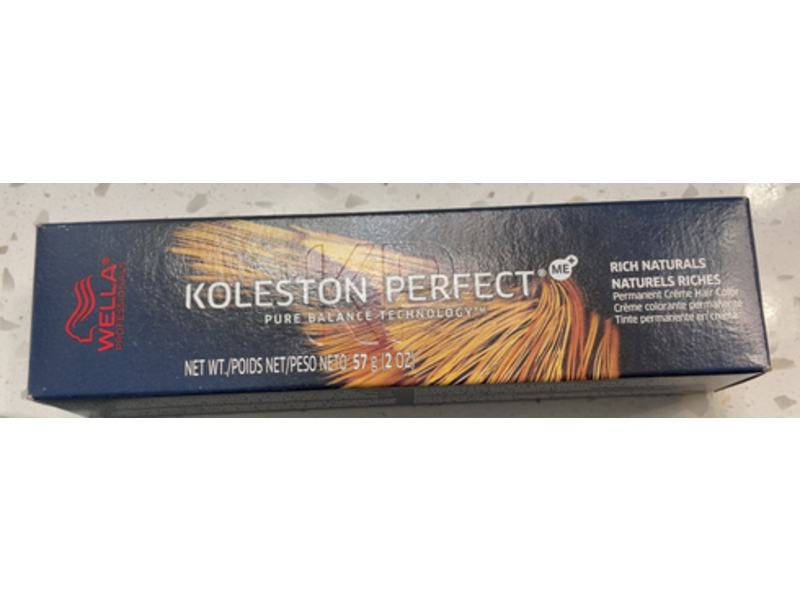 Wella Koleston Perfect Rich Naturals Permanent Creme Hair Color, 8/1 Light Blonde/Ash, 2 oz/57 g