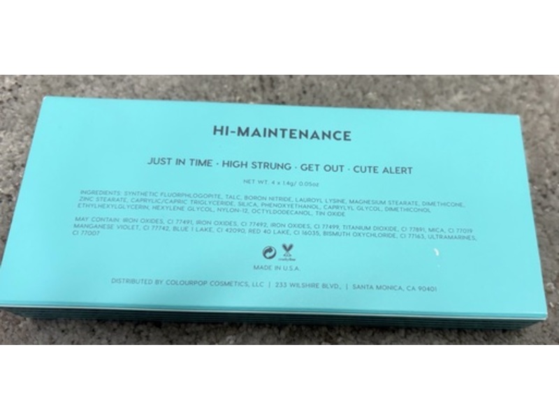 Colourpop Hi-Maintenance Shadow Palette, 0.05 oz/1.4 g