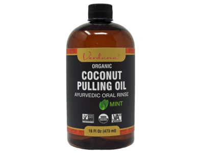 Verdana Organic Coconut Pulling Oil, Mint, 16 fl oz/473 mL
