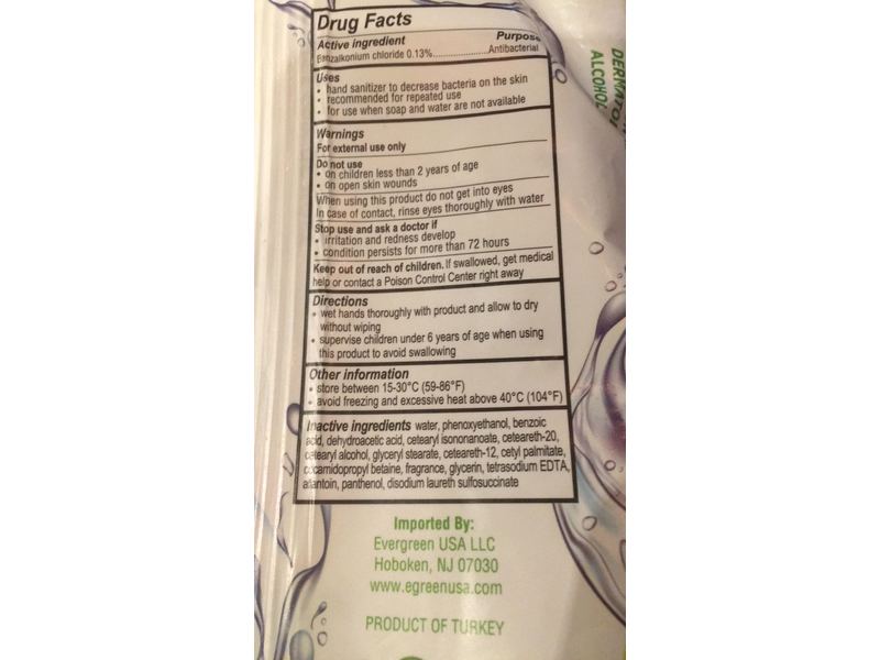 Evergreen Antibacterial Hand Wipes, Lemon Scented, 100 Count