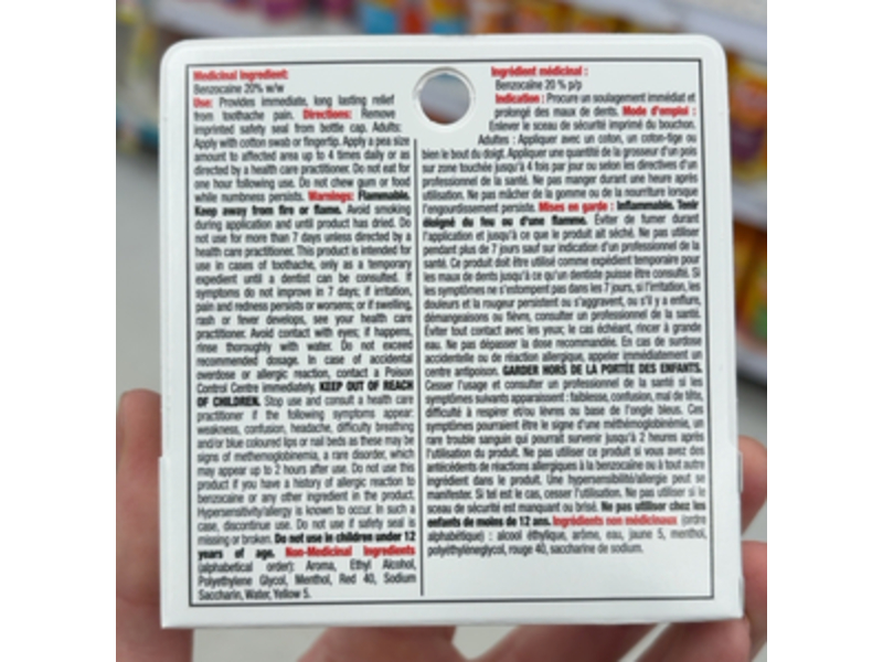 Orajel Toothache Relief Liquid, 13 mL