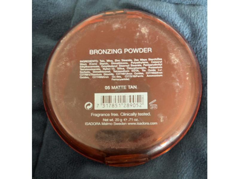 Isadora Bronzing Powder, Beach Tan 07, 0.71 oz/20 g