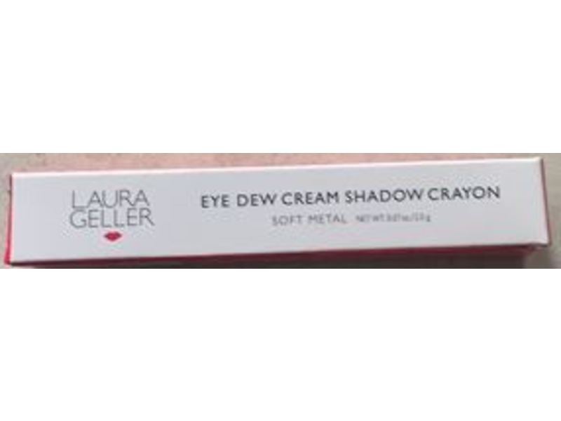 Laura Geller Eye Dew Cream Shadow Crayon, Soft Metal, 0.07 oz/2.0 g