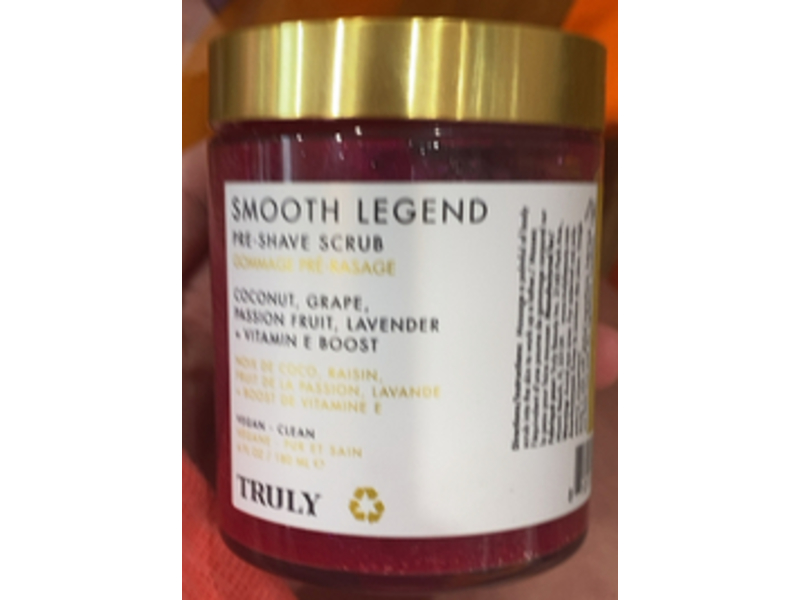 Truly Smooth Legend Pre-Shave Scrub, 6 fl oz/180 mL