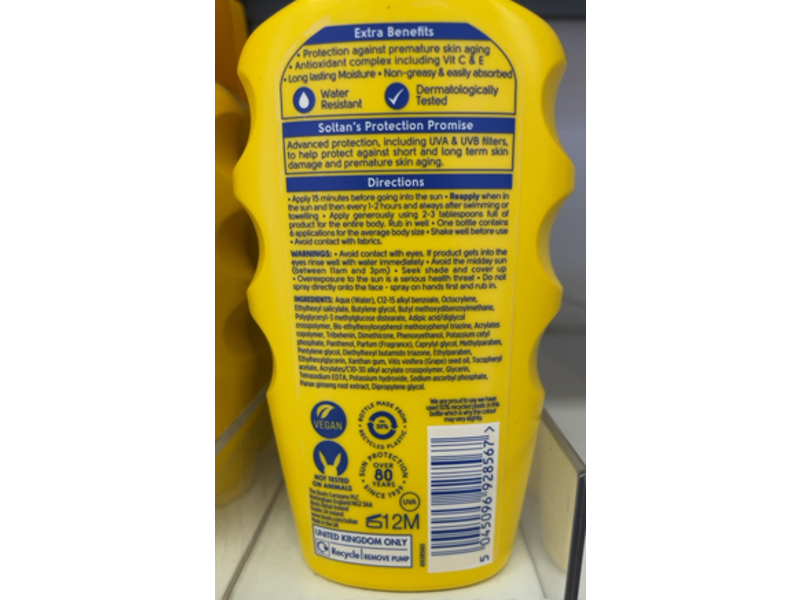 Boots Soltan Protect & Moisturise Suncare Spray, SPF 30, 6.7 fl oz/200 mL