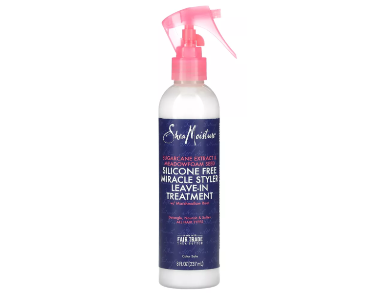 Sheamoisture Miracle Style Leave-In Treatment, Sugarcane Extract & Meadowfoam Seed, 8 fl oz/237 mL