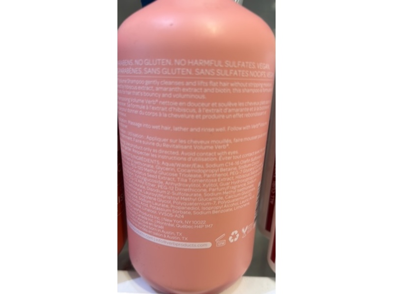 Verb Volume Shampoo, 32 fl oz/ 946 mL