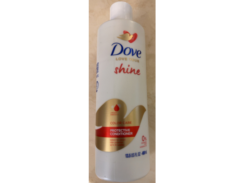 Dove Color Care Protective Conditioner, Love Your Shine, 13.5 fl oz/400 mL
