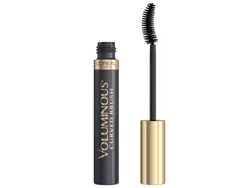L'Oreal Paris Voluminous Curved Brush Mascara, Black Brown, 0.28 fl oz, Pack Of 2