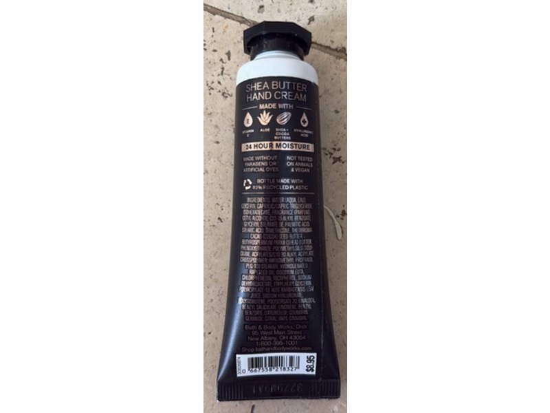 Bath & Body Works Shea Butter Hand Cream, Into The Night, 1 oz/29 mL